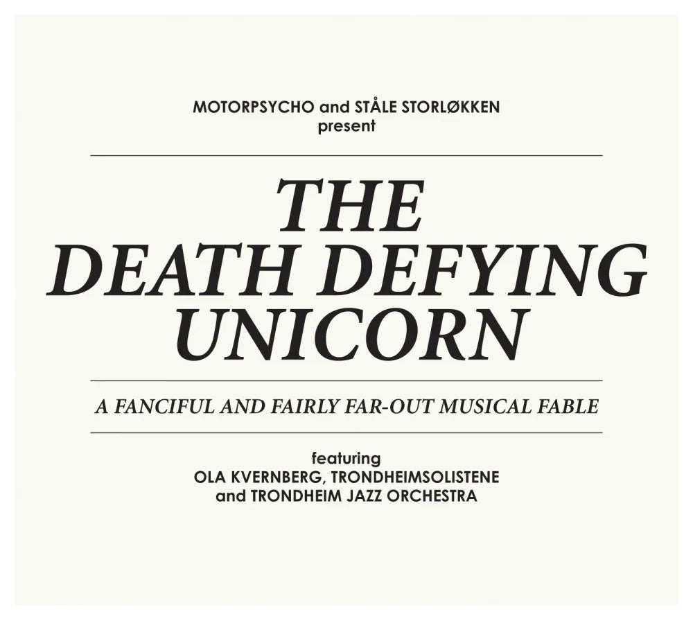 And Ståle Storløkken: The Death Defying Unicorn 2LP or CD